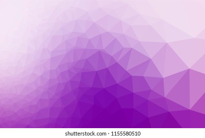 Light Purple vector blurry hexagon pattern. Brand new colored illustration in blurry style with gradient. The elegant pattern can be used as part of a brand book.