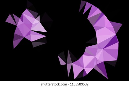 Light Purple vector blurry hexagon texture. Shining colored illustration in a Brand new style. Brand new style for your business design.