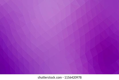 Light Purple vector blurry hexagon template. Geometric illustration in Origami style with gradient.  The best triangular design for your business.
