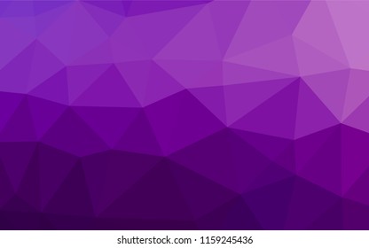 Light Purple vector blurry hexagon pattern. A vague abstract illustration with gradient. A completely new template for your business design.