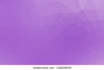 Light Purple vector blurry hexagon pattern. Modern geometrical abstract illustration with gradient. The completely new template can be used for your brand book.