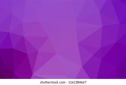 Light Purple vector blurry hexagon template. A sample with polygonal shapes. A completely new template for your business design.