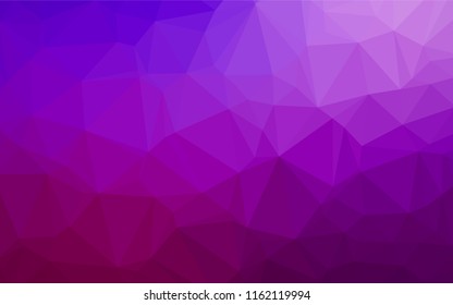 Light Purple vector blurry hexagon pattern. Colorful illustration in abstract style with gradient. The elegant pattern can be used as part of a brand book.