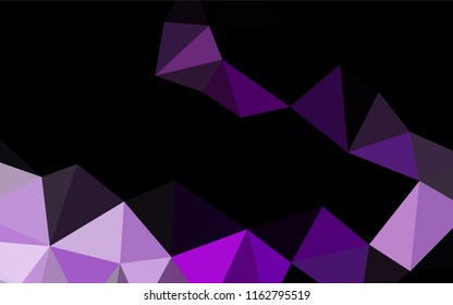 Light Purple vector blurry hexagon template. Brand new colored illustration in blurry style with gradient. The polygonal design can be used for your web site.