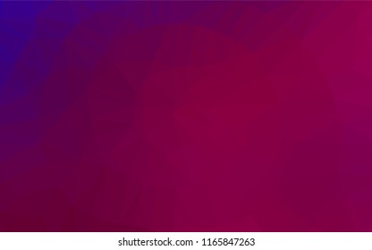 Light Purple vector blurry hexagon texture. Creative illustration in halftone style with gradient. The completely new template can be used for your brand book.