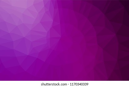 Light Purple vector blurry hexagon texture. Brand new colored illustration in blurry style with gradient. A completely new template for your business design.