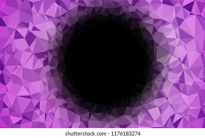 Light Purple vector blurry hexagon pattern. A vague abstract illustration with gradient. The completely new template can be used for your brand book.