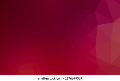 Light Purple vector blurry hexagon template. Colorful abstract illustration with gradient. A completely new template for your business design.