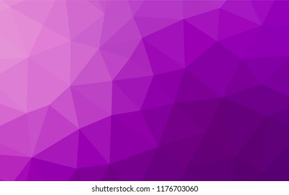 Light Purple vector blurry hexagon template. An elegant bright illustration with gradient. The elegant pattern can be used as part of a brand book.