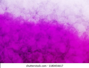 Light Purple vector blurry hexagon template. A vague abstract illustration with gradient. The best hexagonal design for your business.