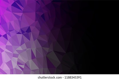 Light Purple vector blurry hexagon texture. A completely new color illustration in a vague style. The elegant pattern can be used as part of a brand book.