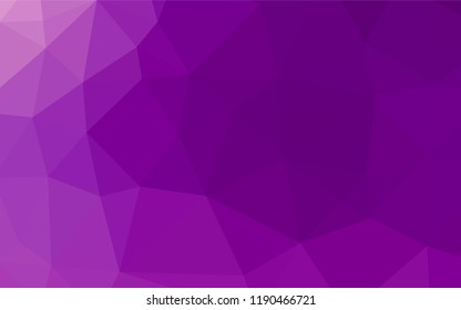 Light Purple vector blurry hexagon texture. Glitter abstract illustration with an elegant design. A new texture for your design.