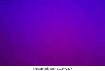 Light Purple vector blurry hexagon template. Brand new colored illustration in blurry style with gradient. The template can be used as a background for cell phones.