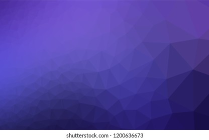 Light Purple vector blurry hexagon texture. Colorful illustration in abstract style with gradient. The template can be used as a background for cell phones.