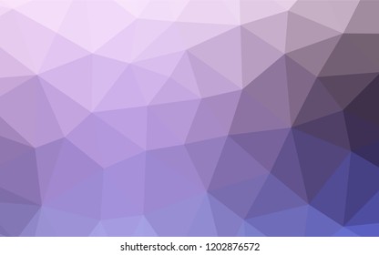 Light Purple vector blurry hexagon template. Glitter abstract illustration with an elegant design. The completely new template can be used for your brand book.
