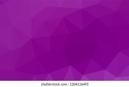 Light Purple vector blurry hexagon pattern. A vague abstract illustration with gradient. A new texture for your design.