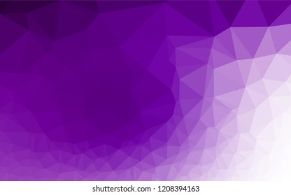 Light Purple vector blurry hexagon template. An elegant bright illustration with gradient. The elegant pattern can be used as part of a brand book.