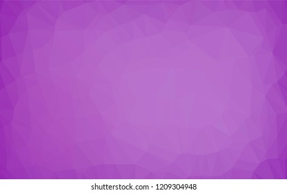 Light Purple vector blurry hexagon pattern. Modern geometrical abstract illustration with gradient. The polygonal design can be used for your web site.