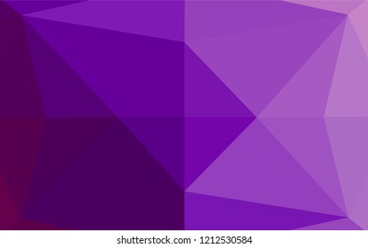 Light Purple vector blurry hexagon texture. Shining colored illustration in a Brand new style. The elegant pattern can be used as part of a brand book.