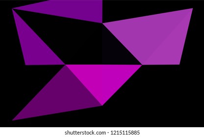 Light Purple vector blurry hexagon template. Colorful illustration in abstract style with gradient. A completely new design for your business.