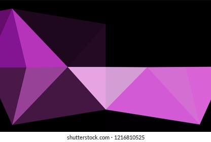 Light Purple vector blurry hexagon texture. A sample with polygonal shapes. The template can be used as a background for cell phones.