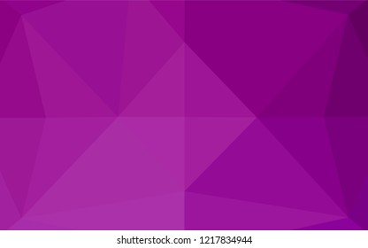 Light Purple vector blurry hexagon pattern. Brand new colored illustration in blurry style with gradient. The textured pattern can be used for background.
