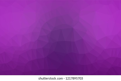 Light Purple vector blurry hexagon pattern. Colorful illustration in abstract style with gradient. Brand new design for your business.
