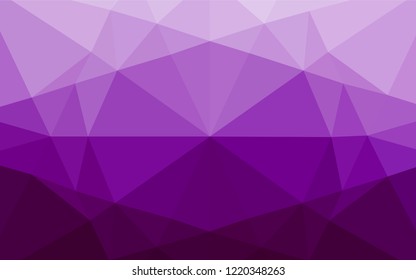 Light Purple vector blurry hexagon pattern. A completely new color illustration in a vague style. A completely new design for your business.