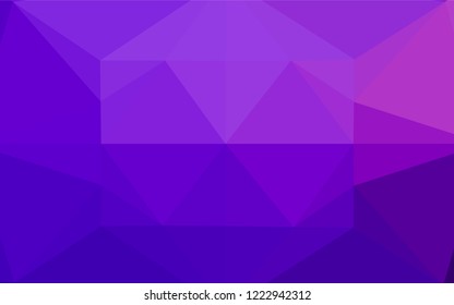 Light Purple vector blurry hexagon texture. Modern geometrical abstract illustration with gradient. The template can be used as a background for cell phones.