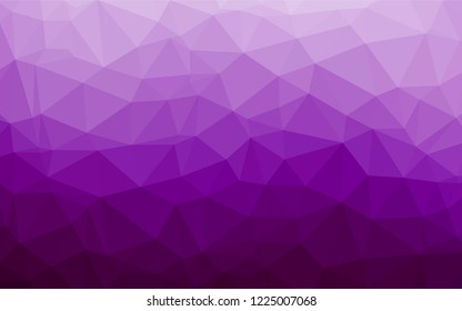 Light Purple vector blurry hexagon pattern. Glitter abstract illustration with an elegant design. The textured pattern can be used for background.