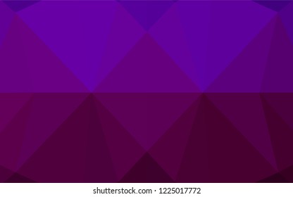 Light Purple vector blurry hexagon texture. Modern geometrical abstract illustration with gradient. The completely new template can be used for your brand book.