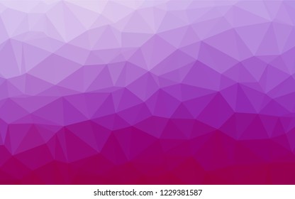 Light Purple vector blurry hexagon texture. Geometric illustration in Origami style with gradient.  Brand new design for your business.