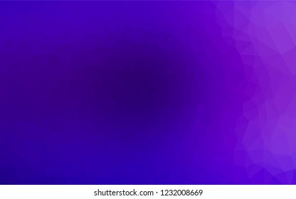Light Purple vector blurry hexagon texture. Colorful illustration in abstract style with gradient. The template can be used as a background for cell phones.