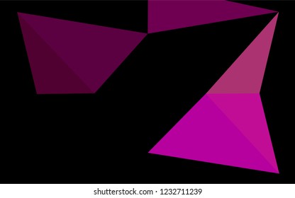 Light Purple vector blurry hexagon pattern. Glitter abstract illustration with an elegant design. A completely new design for your business.