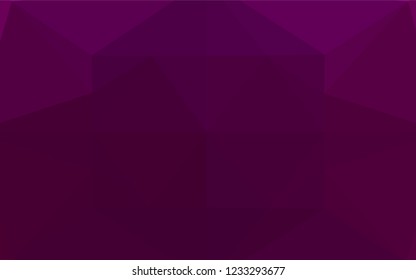Light Purple vector blurry hexagon pattern. Colorful abstract illustration with gradient. Brand new style for your business design.