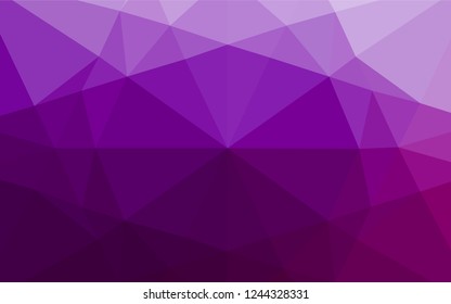 Light Purple vector blurry hexagon texture. A completely new color illustration in a vague style. Brand new style for your business design.