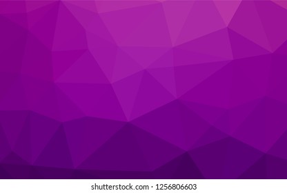 Light Purple vector blurry hexagon texture. Modern geometrical abstract illustration with gradient. Brand new design for your business.