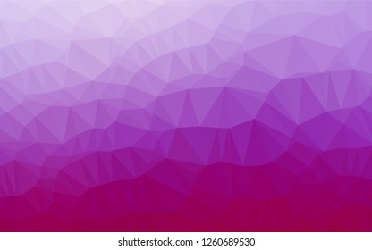 Light Purple vector blurry hexagon texture. Colorful illustration in abstract style with gradient. The polygonal design can be used for your web site.