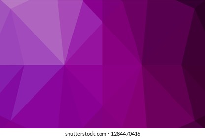 Light Purple vector blurry hexagon template. A completely new color illustration in a vague style. Brand new design for your business.