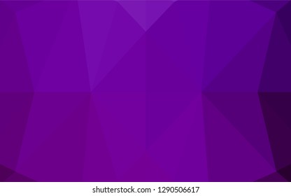 Light Purple vector blurry hexagon template. A completely new color illustration in a vague style. The template can be used as a background for cell phones.