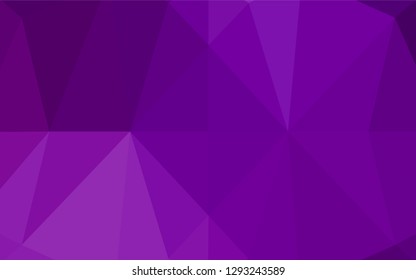 Light Purple vector blurry hexagon template. A completely new color illustration in a vague style. The polygonal design can be used for your web site.