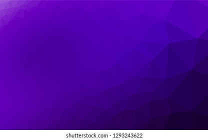 Light Purple vector blurry hexagon pattern. Modern geometrical abstract illustration with gradient. Brand new design for your business.
