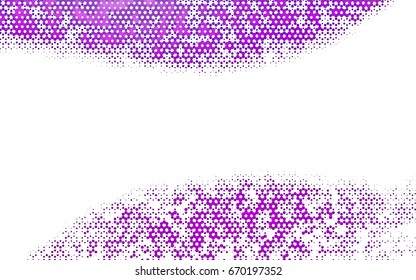 Light Purple vector blurry hexagon background design. Geometric background in Origami style with gradient. 