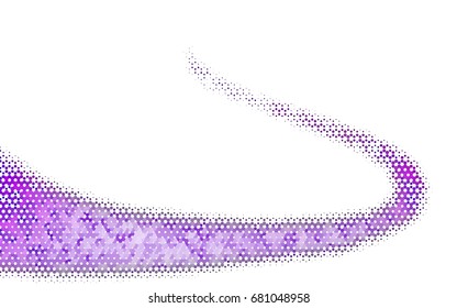 Light Purple vector blurry hexagon background design. Geometric background in Origami style with gradient. 