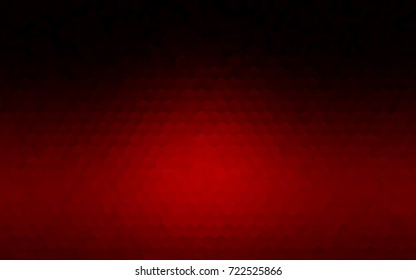 Light Purple vector blurry hexagon background design. Geometric background in Origami style with gradient. 