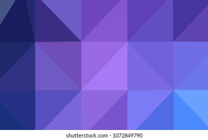 Light Purple vector blurry triangle texture. A completely new color illustration in a  polygonal style. That new template can be used for your brand book.
