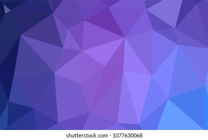 Light Purple vector blurry triangle pattern. Glitter abstract illustration with an elegant design. That pattern can be used as a part of a brand book.