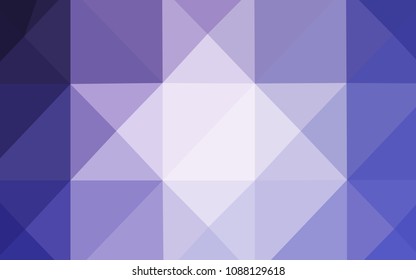 Light Purple vector blurry triangle pattern. A completely new color illustration in a  polygonal style. Brand-new design for your business.