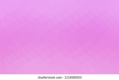 Light Purple vector blurry triangle background. Colorful abstract illustration with gradient. Brand new style for your business design.