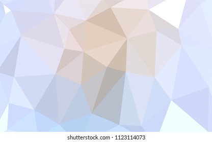 Light Purple vector blurry triangle texture. Creative geometric illustration in Origami style with gradient. Triangular pattern for your business design.